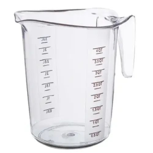 Update International MEA-400PC - 9.75" x 7.38" x 9.75" - Plastic - Measuring Cup