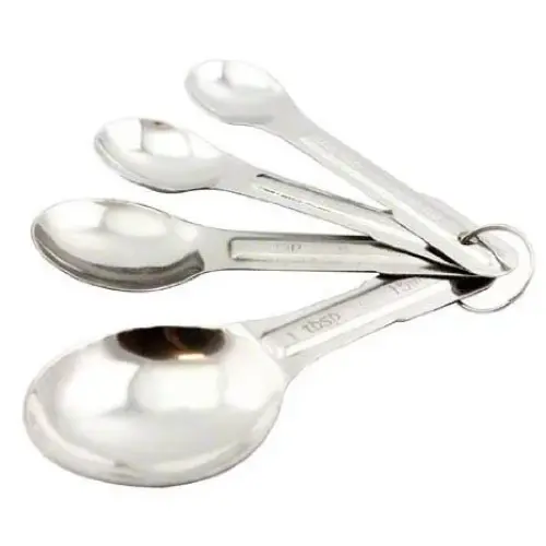 Update International MEA-SPN - 0.5" x 1.88" x 4.88" - Stainless Steel - Measuring Spoons