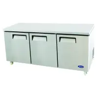 Atosa MGF8404 - 72" Undercounter Refrigerator - 3 Doors