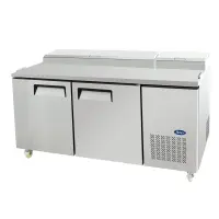 Atosa MPF8202 - 67" Pizza Prep Table - 2 Doors