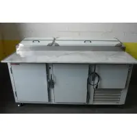 Universal Coolers MPP-6 - 72" Pizza Prep Table - Marble Top