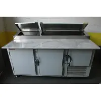 Universal Coolers MPP-6 - 72" Pizza Prep Table - Marble Top