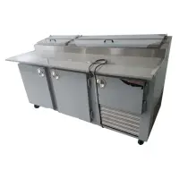 Universal Coolers MPP-6 - 72" Pizza Prep Table - Marble Top