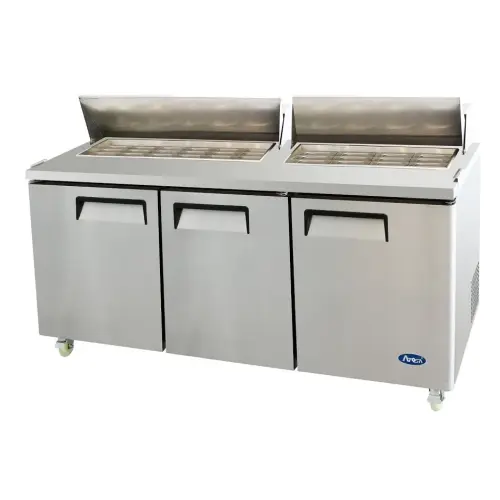 Atosa MSF8308 72" Mega Top Refrigerated Salad / Sandwich Prep Table