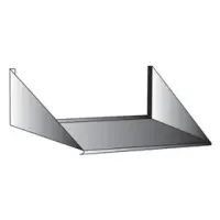 Stainless Steel Microwave Shelf - 18" X 24"