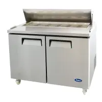 Atosa MSF8306 48" Mega Top Refrigerated Salad / Sandwich Prep Table