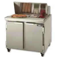 Leader ESLM36 - 36" Refrigerated Sandwich Prep Table - NSF Certified 