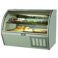 Leader NRCD72SC - 72" Curved Glass Deli Display Case - Counter Height