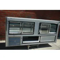 Leader NRCD96 - 96" Curved Glass Deli Display Case - Counter Height