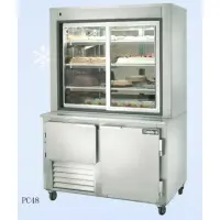 Leader PC48 - 48" Dessert Display Case with Refrigerated Storage