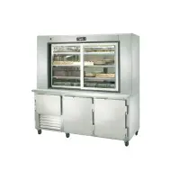 Leader PC72 - 72" Dessert Display Case with Refrigerated Storage