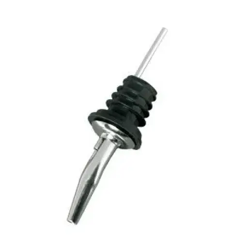 Update International POR-MT Metal Pourer with Plastic Cork 6" x 0.75" x  5.75"