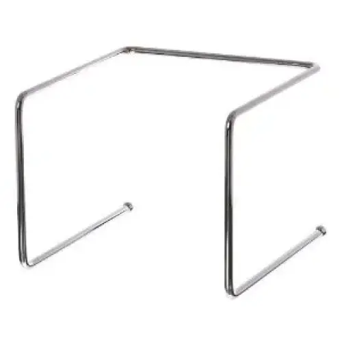 Update International PTS-9 Chrome Plated Steel Rod Pizza Tray Stand 9" x 6.75" x 8.5"