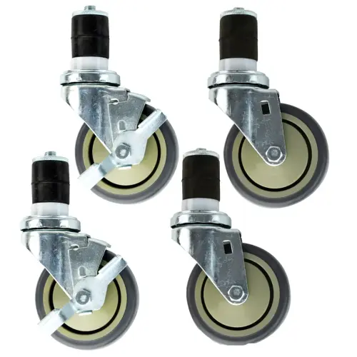 Universal TSC-4 - 4" Push-In Table Caster - 4 per Case