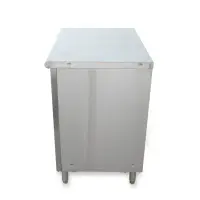 Universal ST-324-36-S - 24" X 36" Stainless Steel Storage Dish Cabinet - Swinging Doors