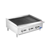 Atosa ATCB-36 - 36" Countertop Char-Rock Broiler