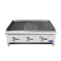 Atosa ATCB-36 - 36" Countertop Char-Rock Broiler