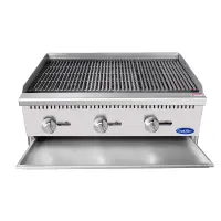 Atosa ATCB-36 - 36" Countertop Char-Rock Broiler