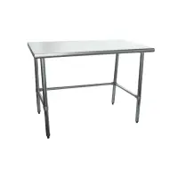 Universal SG3048-RCB - 48" X 30" Stainless Steel Work Table W/ Galvanized Cross Bar