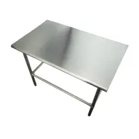 Universal SG3048-RCB - 48" X 30" Stainless Steel Work Table W/ Galvanized Cross Bar