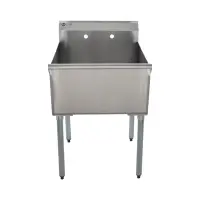 Universal BS-C1T2424 24" One Compartment Commercial Sink