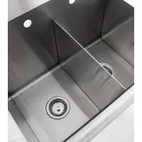 Universal BS-C2T1512 24" Two Compartment Commercial Sink