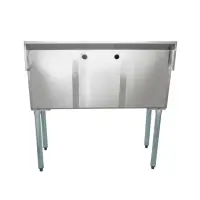 Universal BS1512-3 - Three Compartment Sink - 36"