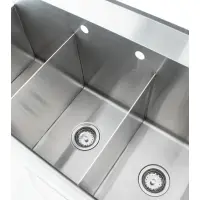 Universal BS1512-3 - Three Compartment Sink - 36"