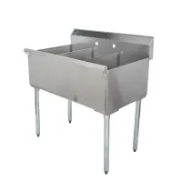 Universal BS2112-3 - Three Compartment Sink - 36"