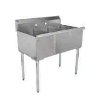 Universal BS2112-3 - Three Compartment Sink - 36"