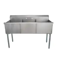 Universal BS2118-3 - Three Compartment Sink - 54"