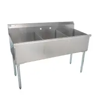 Universal BS2118-3 - Three Compartment Sink - 54"