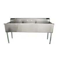 Universal BS2424-3 - Three Compartment Sink - 72"