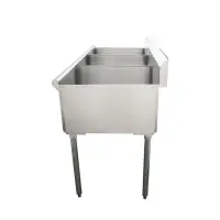 Universal BS2424-3 - Three Compartment Sink - 72"