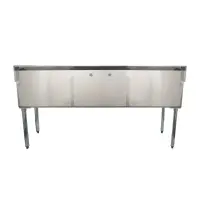 Universal BS2424-3 - Three Compartment Sink - 72"