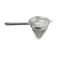 Update International CCB-08R - 8" Extra-Fine Reinforced Stainless Steel Bouillon Strainer