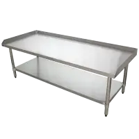 Universal ES-S3072 30” x 72” Stainless Steel Equipment Stand 16-Gauge with Galvanized Undershelf