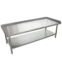 Universal ES-S3072 30” x 72” Stainless Steel Equipment Stand 16-Gauge with Galvanized Undershelf