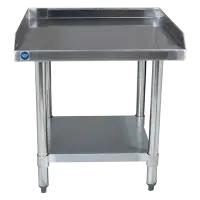 Universal ES-S2424 24” x 24” Stainless Steel Equipment Stand 16-Gauge with Galvanized Undershelf