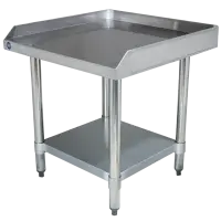 Universal ES-S2424 24” x 24” Stainless Steel Equipment Stand 16-Gauge with Galvanized Undershelf