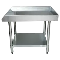 Universal ES-S2424 24” x 24” Stainless Steel Equipment Stand 16-Gauge with Galvanized Undershelf