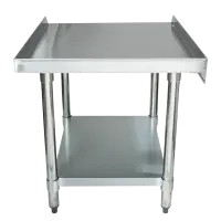 Universal ES-S2424 24” x 24” Stainless Steel Equipment Stand 16-Gauge with Galvanized Undershelf