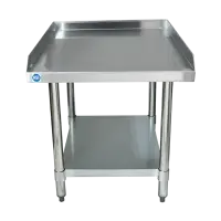 Universal ES-S2430 24” x 30” Stainless Steel Equipment Stand 16-Gauge with Galvanized Undershelf