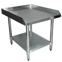 Universal ES-S2430 24” x 30” Stainless Steel Equipment Stand 16-Gauge with Galvanized Undershelf