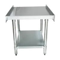 Universal ES-S2430 24” x 30” Stainless Steel Equipment Stand 16-Gauge with Galvanized Undershelf