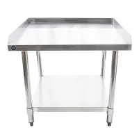 Universal ES-S3030 30” x 30” Stainless Steel Equipment Stand 16-Gauge with Galvanized Undershelf