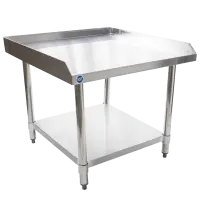 Universal ES-S3030 30” x 30” Stainless Steel Equipment Stand 16-Gauge with Galvanized Undershelf