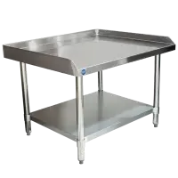 Universal ES-S3036 30” x 36” Stainless Steel Equipment Stand 16-Gauge with Galvanized Undershelf