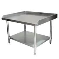 Universal ES-S3036 30” x 36” Stainless Steel Equipment Stand 16-Gauge with Galvanized Undershelf