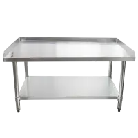 Universal ES-S3048 30” x 48” Stainless Steel Equipment Stand 16-Gauge with Galvanized Undershelf